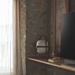 Entertainment system in a living room