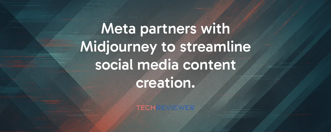 Meta partners with Midjourney to streamline social media content creation.