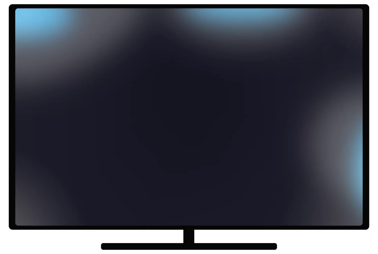 Example of backlight bleed
