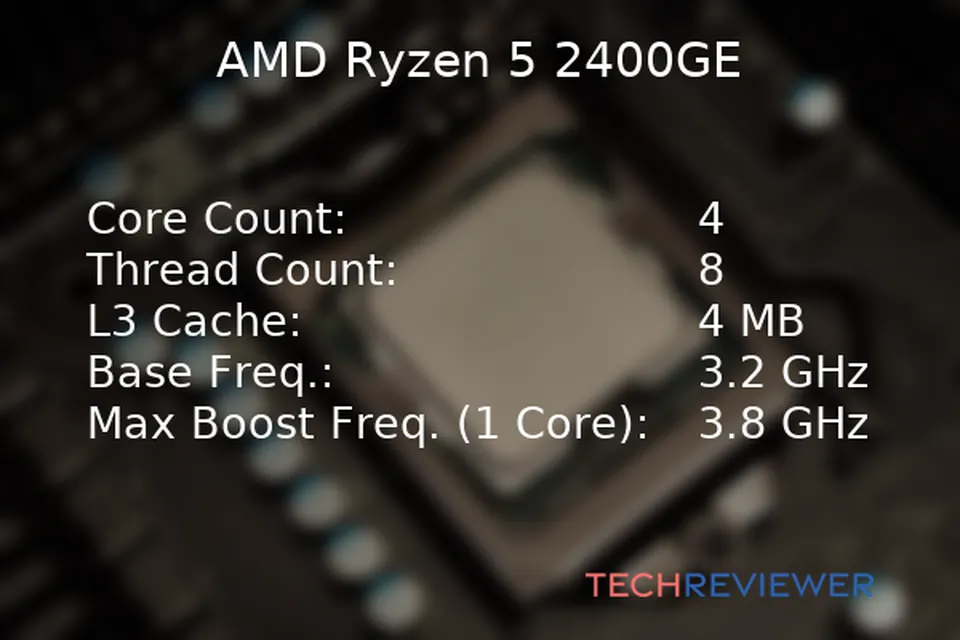 AMD Ryzen 5 2400G vs. AMD Ryzen 5 2400GE TechReviewer