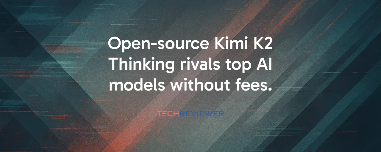 Open-source Kimi K2 Thinking rivals top AI models without fees.