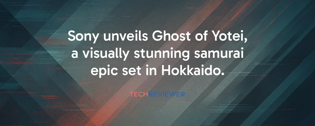 Sony unveils Ghost of Yotei, a visually stunning samurai epic set in Hokkaido.