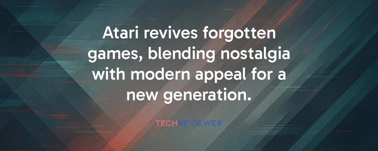 Atari revives forgotten games, blending nostalgia with modern appeal for a new generation.