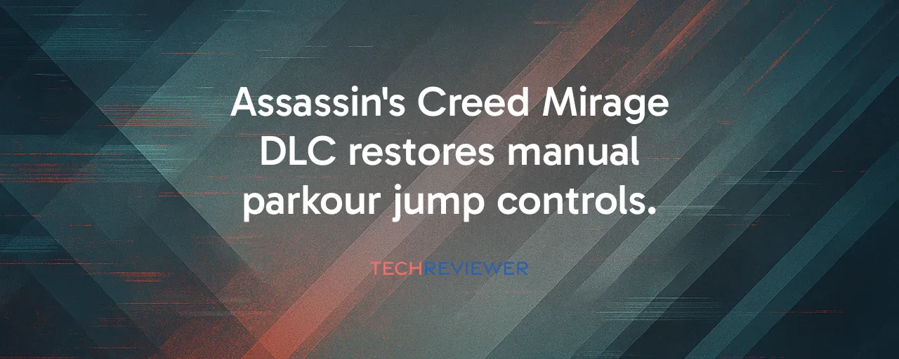 Assassin's Creed Mirage DLC restores manual parkour jump controls.