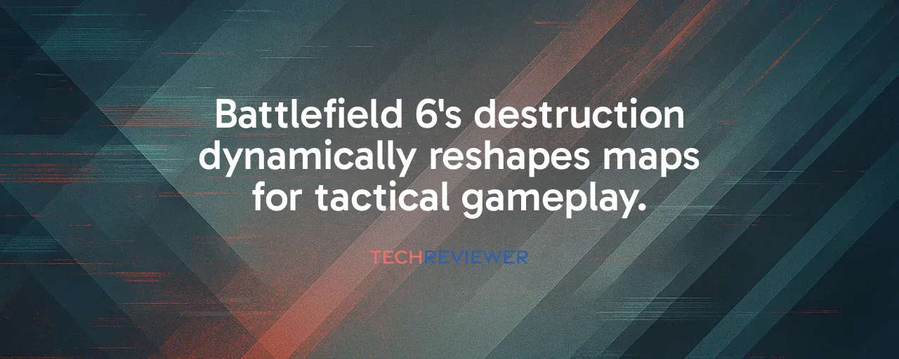 Battlefield 6's destruction dynamically reshapes maps for tactical gameplay.