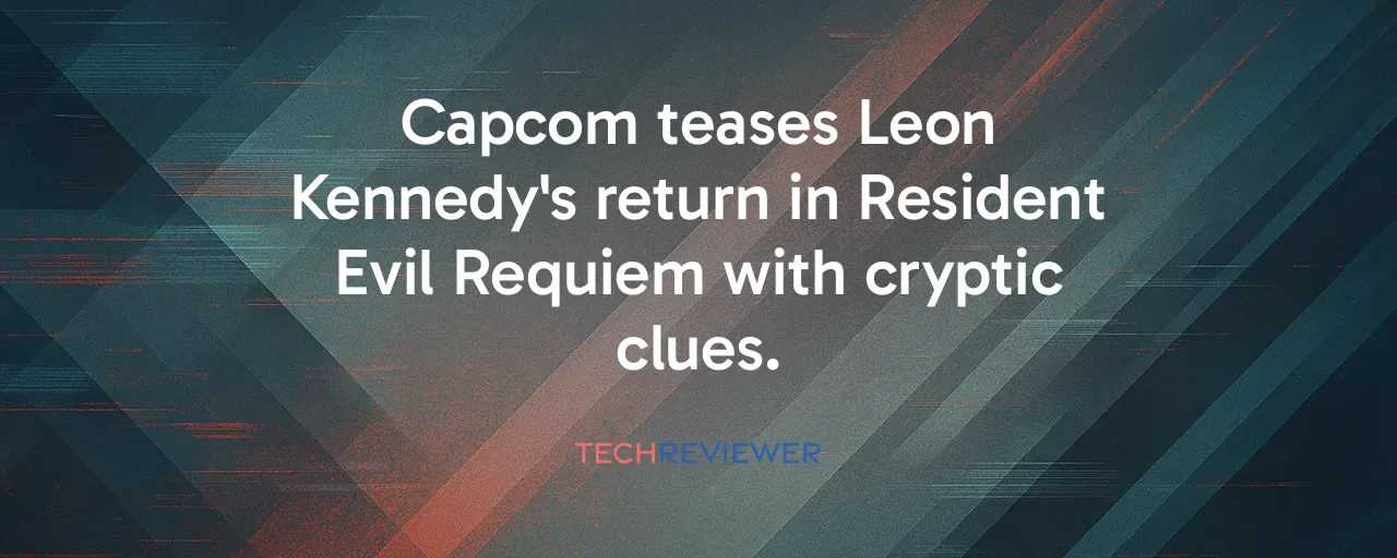 Capcom teases Leon Kennedy's return in Resident Evil Requiem with cryptic clues.