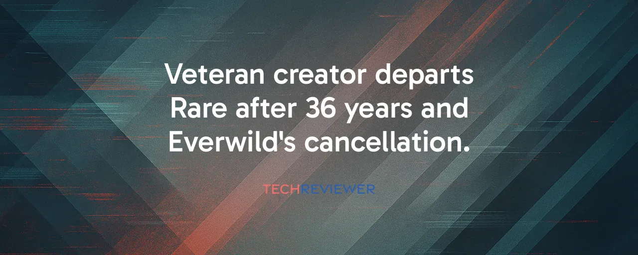 Veteran creator departs Rare after 36 years and Everwild's cancellation.