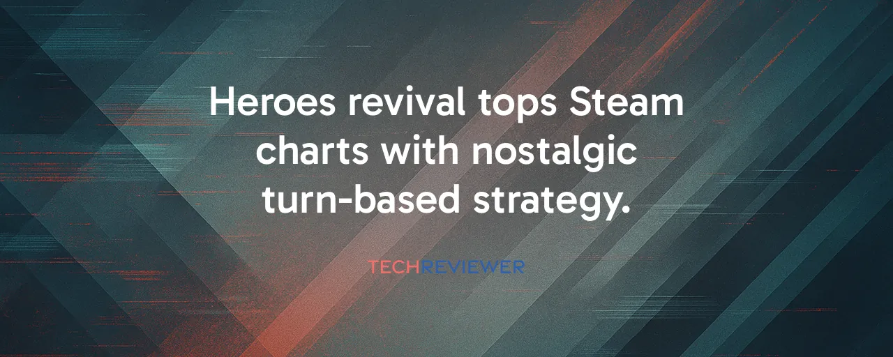 Heroes revival tops Steam charts with nostalgic turn-based strategy.