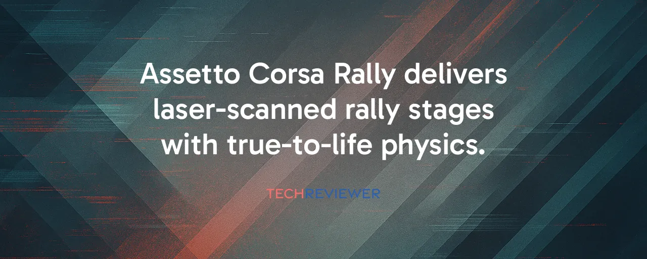 Assetto Corsa Rally delivers laser-scanned rally stages with true-to-life physics.