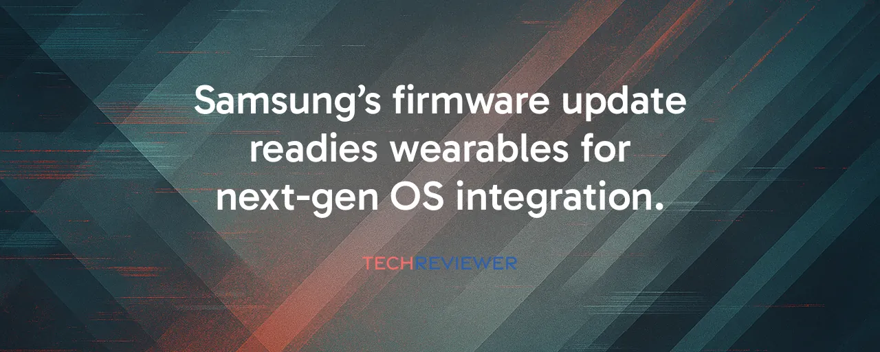 Samsung’s firmware update readies wearables for next-gen OS integration.