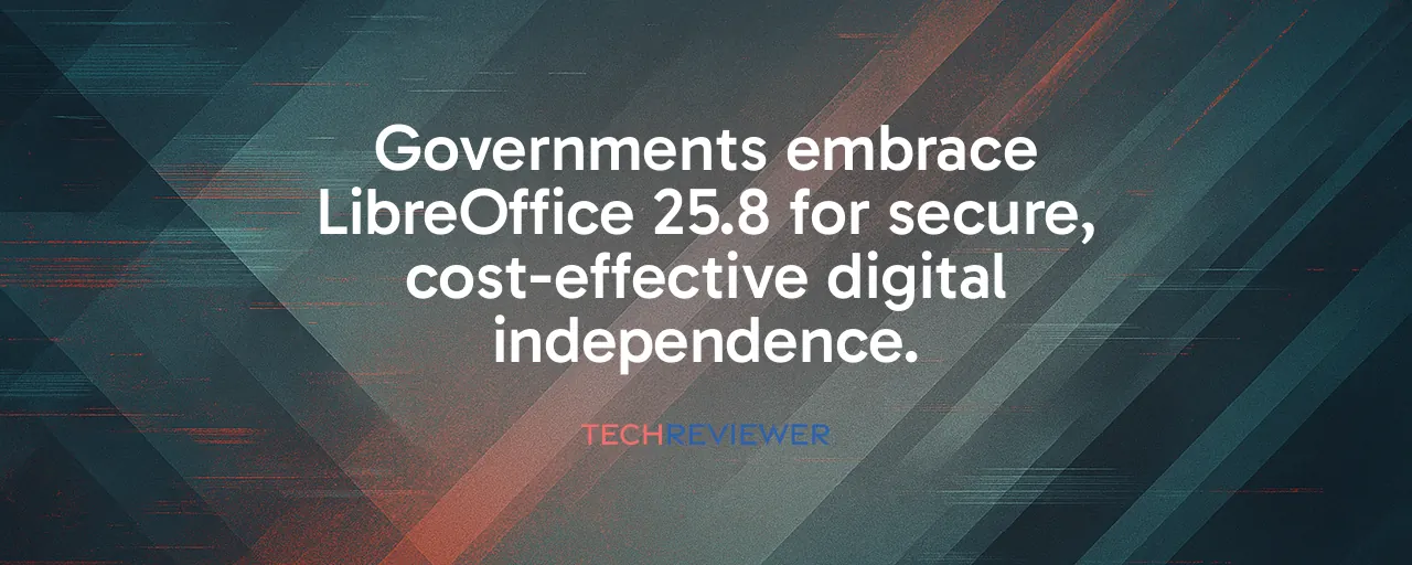 Governments embrace LibreOffice 25.8 for secure, cost-effective digital independence.